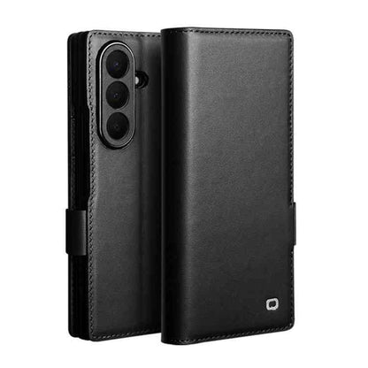QIALINO Echtleder Handyhülle für Samsung Galaxy Serie Z Fold8 | Serie Z Flip8