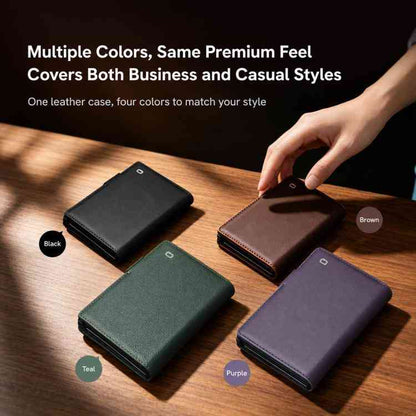 QIALINO Echtleder Handyhülle für Samsung Galaxy Serie Z Fold8 | Serie Z Flip8