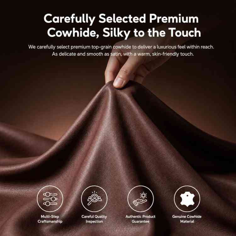 QIALINO Echtleder Handyhülle für Samsung Galaxy Serie Z Fold8 | Serie Z Flip8
