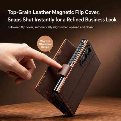 QIALINO Echtleder Handyhülle für Samsung Galaxy Serie Z Fold8 | Serie Z Flip8