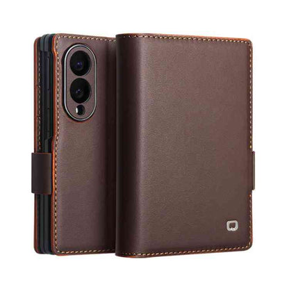QIALINO Echtleder Handyhülle für Samsung Galaxy Serie Z Fold8 | Serie Z Flip8