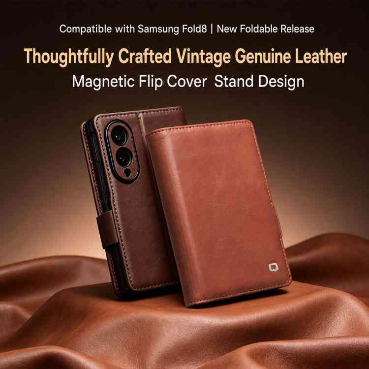 QIALINO Echtleder Handyhülle Samsung Galaxy Serie Z Fold8 | Z Flip8