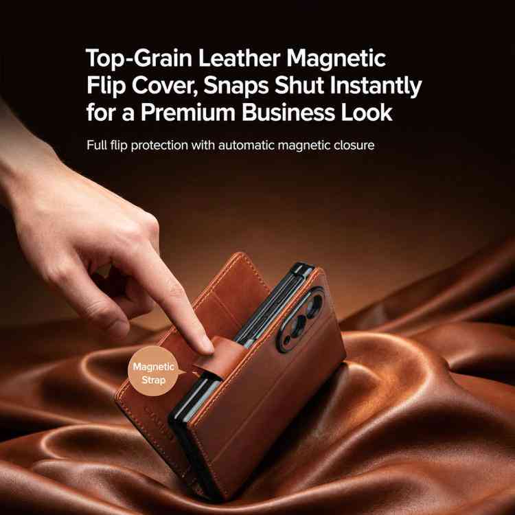 QIALINO Echtleder Handyhülle Samsung Galaxy Serie Z Fold8 | Z Flip8