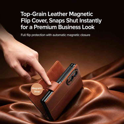 QIALINO Echtleder Handyhülle Samsung Galaxy Serie Z Fold8 | Z Flip8