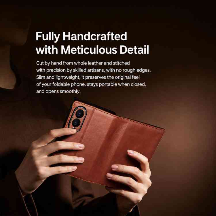 QIALINO Echtleder Handyhülle Samsung Galaxy Serie Z Fold8 | Z Flip8