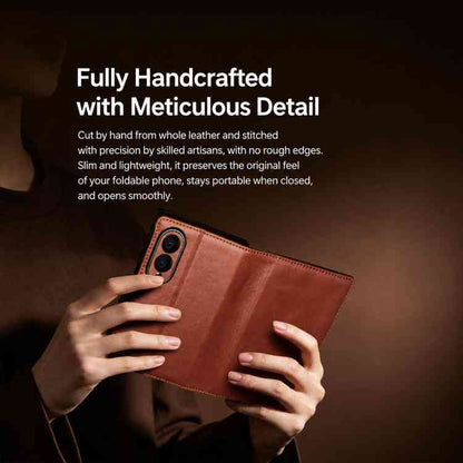 QIALINO Echtleder Handyhülle Samsung Galaxy Serie Z Fold8 | Z Flip8