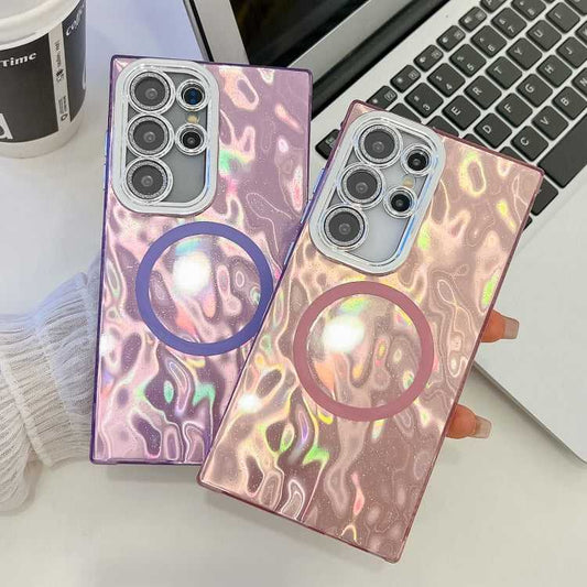 Magsafe Glitzer TPU Handyhülle für Samsung Galaxy S24+ 5G